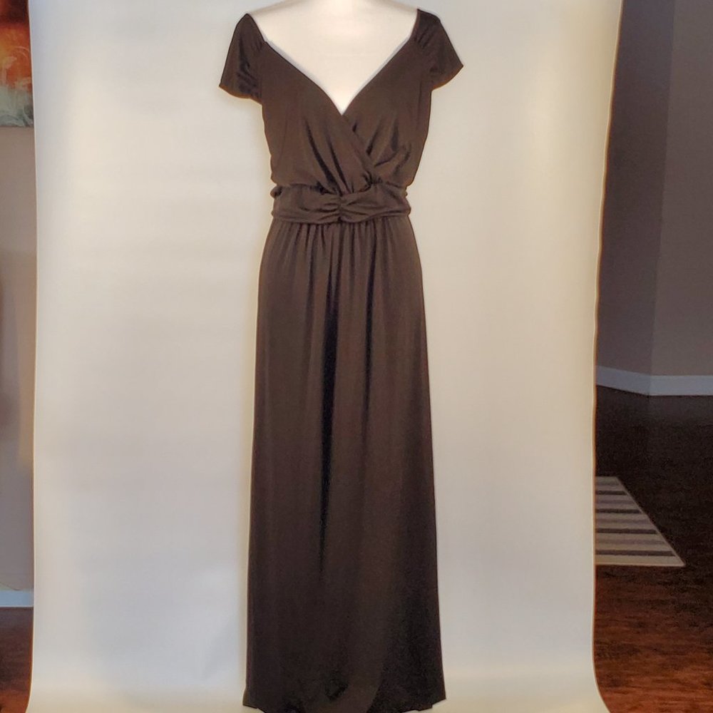 NWT NY Collection BLACK MAXI DRESS - Sz: 2x - Picture 2 of 5
